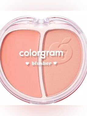 ⭐️BNIB⭐️COLORGRAM~Tintín Dory Duo Blusher~#03~Peach Duo